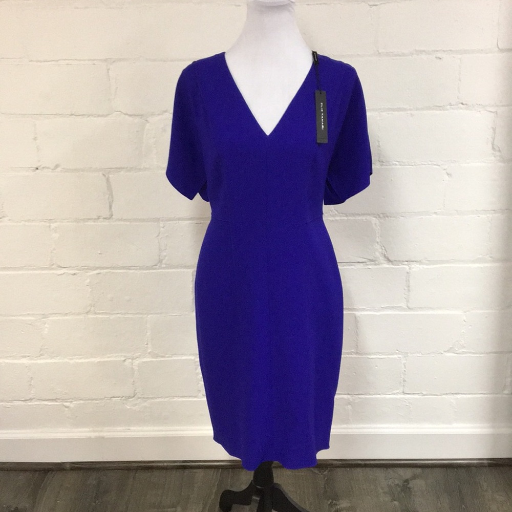 Elie Tahari Lourdes Cold-Shoulder Dress